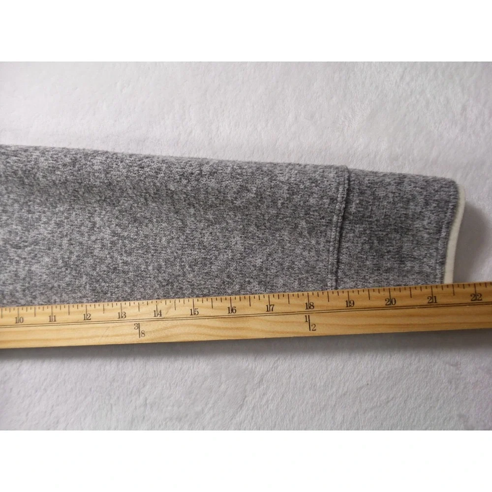 The North Face Sweatshirt Womens Size Small Gray Hooded TKA Glacier Half Zip - Picture 10 of 12